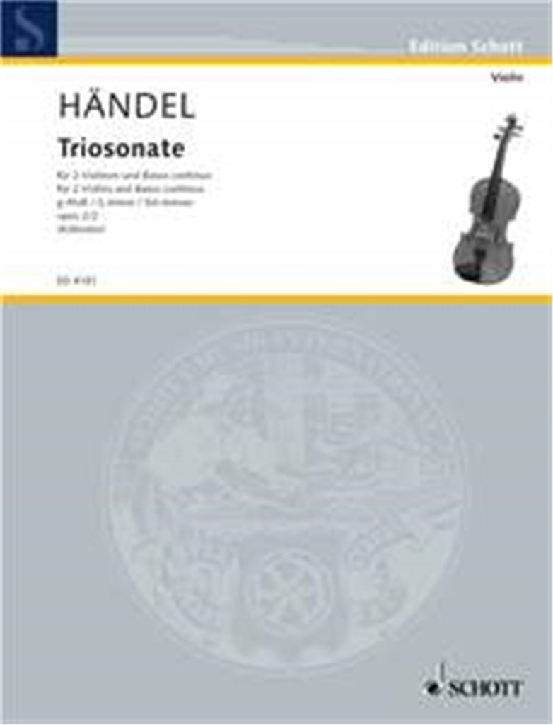 Triosonaten(9) 2 G Op.2